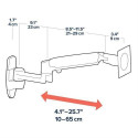 Ergotron LX Series LX Wall Mount LCD Arm monitor mount / stand 86.4 cm (34&quot;) Aluminium