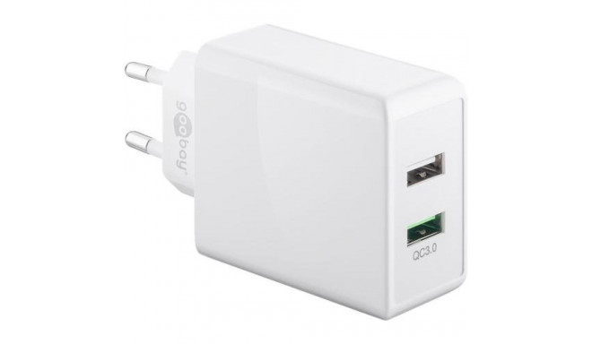 Goobay 44957 mobile device charger Digital camera, Headphones, Mobile phone, Smartwatch, Tablet Whit
