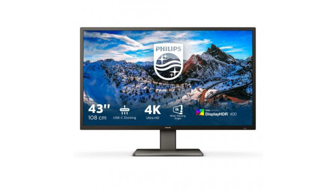 Philips P Line 439P1/00 LED display 108 cm (42.5&quot;) 3840 x 2160 pixels 4K Ultra HD LCD Black