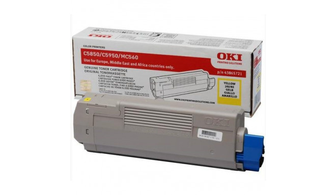 OKI 43865721 toner cartridge 1 pc(s) Original Yellow
