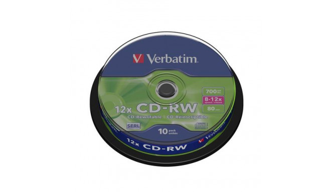 Verbatim CD-RW 12x 700 MB 10 pc(s)