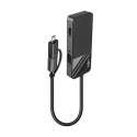 Lindy 43354 notebook dock/port replicator USB 3.2 Gen 1 (3.1 Gen 1) Type-A + Type-C Black