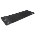 Manhattan XXL RGB LED Gaming Mousepad with Wireless Charger (10W) Smooth Top Surface Mat, Micro-text