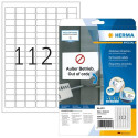 HERMA Removable labels A4 25.4x16.9 mm white Movables/removable paper matt 2800 pcs.