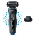 Braun Series 5 51-M1200s men&#039;s shaver Foil shaver Trimmer Black, Blue