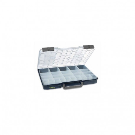 Cimco Carry-Lite 55 Small parts box Polycarbonate (PC), Polypropylene Blue, Transparent