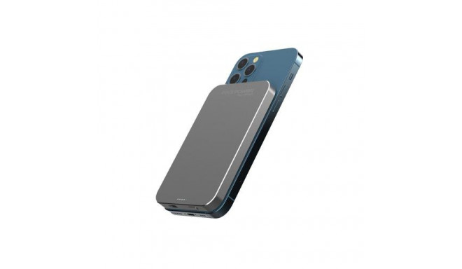 RealPower PB-5000 Mag Lithium Polymer (LiPo) 5000 mAh Wireless charging Grey