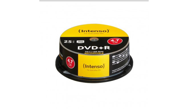 Intenso DVD+R 4.7GB, 16x 25 pc(s)