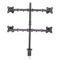 Lindy Quad Display Bracket with Pole and Desk Clamp