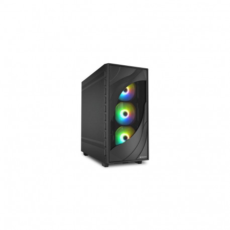 Sharkoon REBEL C80M RGB Midi Tower Black