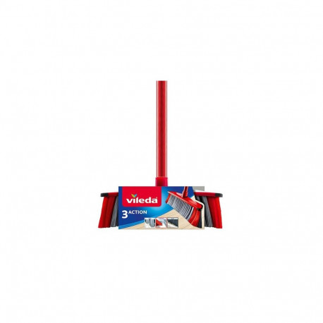 Vileda 4023103173286 broom Indoor Hard bristle Grey, Red