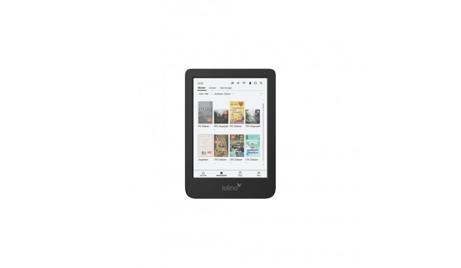 Tolino shine color e-book reader Touchscreen 16 GB Wi-Fi Black