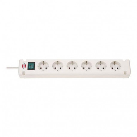 Brennenstuhl 1150650326 power extension 3 m 6 AC outlet(s) Indoor White
