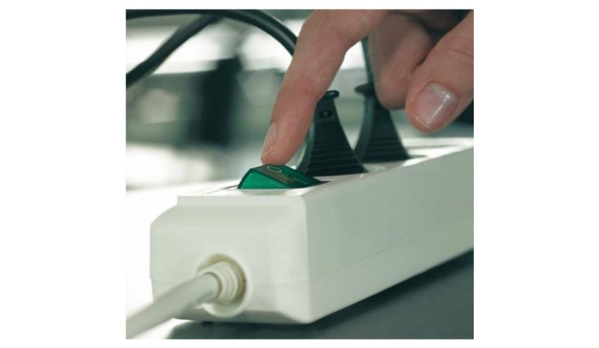 Brennenstuhl 1152920 power extension 5 m 3 AC outlet(s) Indoor White