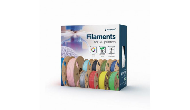 Gembird 3DP-PLA-WD-01-NAT 3D printing material Polylactic acid (PLA) Wood 1.32 kg
