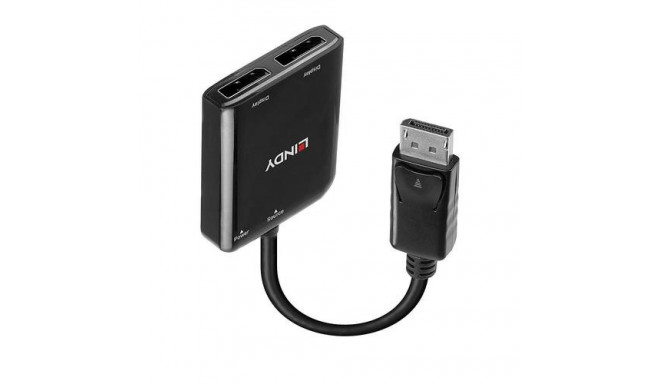 Lindy 38430 interface hub DisplayPort 21600 Mbit/s Black