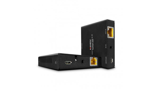 Lindy 50m Cat.6 HDMI 4K60 and IR Extender with PoC and Loop Out