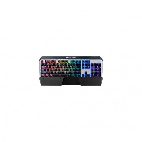 COUGAR CGR-WM1MB-ATR keyboard Gaming USB QWERTY English Aluminium, Black