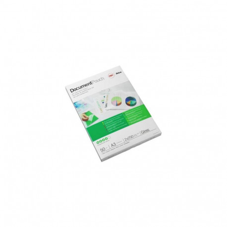 GBC Document Laminating Pouches A3 2x75 Micron Gloss (25)