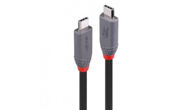 Lindy 0.8m USB 4 240W Type C Cable, Anthra Line