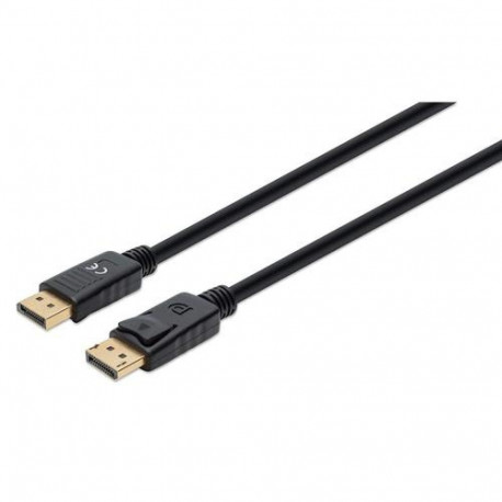 Manhattan DisplayPort 1.4 Cable, 8K@60hz, 1m, Suitable for ALL 8K, 4K &amp; 1080p/HD uses - when