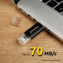 Intenso 3539490 USB flash drive 64 GB USB Type-A / USB Type-C 3.2 Gen 1 (3.1 Gen 1) Anthracite