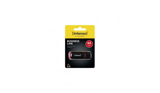 Intenso 64GB USB2.0 USB flash drive USB Type-A 2.0 Black, Red