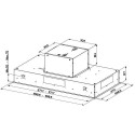 FABER S.p.A. Heaven Air X KL A90 Ceiling built-in Stainless steel 700 m³/h