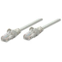 Intellinet Network Patch Cable, Cat6, 2m, Grey, CCA, U/UTP, PVC, RJ45, Gold Plated Contacts, Snagles