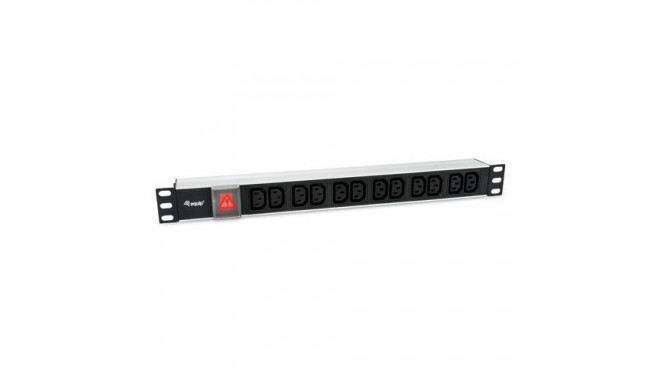 Equip 12-Outlet C13 Power Distribution Unit, on/off switch