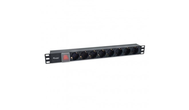 Equip 8-Outlet German Power Distribution Unit with IEC C14 plug
