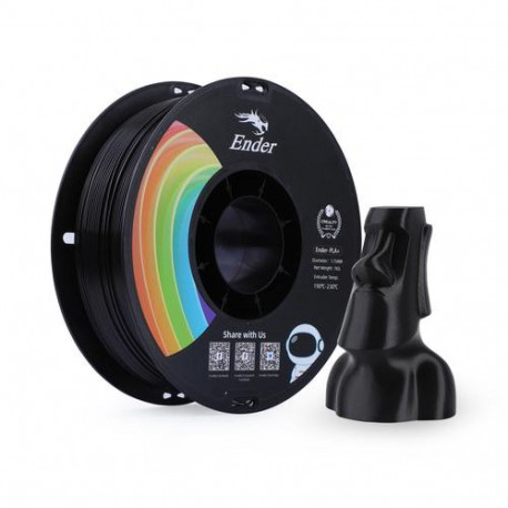 Creality 3D 3301010306 3D printing material Polylactic acid (PLA) Black 1 kg