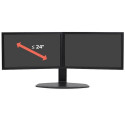 Ergotron Neo Flex Dual Monitor Lift Stand 62.2 cm (24.5&quot;) Black Desk