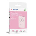 Verbatim Charge &#039;n&#039; Go Magnetic Wireless Power Bank 5000mAh Pink