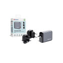 Verbatim GNC-100 GaN Charger 100W with 2 x USB-C PD 100W / 1 x USB-C PD 65W / 1 x USB-A QC 3.0 (EU/U
