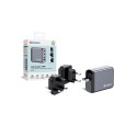 Verbatim GNC-100 GaN Charger 100W with 2 x USB-C PD 100W / 1 x USB-C PD 65W / 1 x USB-A QC 3.0 (EU/U