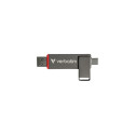 Verbatim Dual QuickStick USB flash drive 1 TB USB Type-A / USB Type-C 3.2 Gen 1 (3.1 Gen 1) Grey