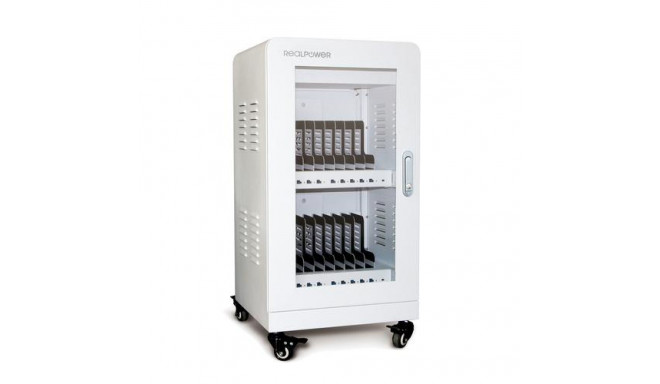 RealPower Power Station 20 Portable device management cart White