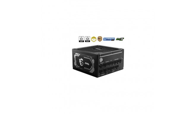 MSI MAG A1250GL PCIE5 power supply unit 1250 W 24-pin ATX ATX Black