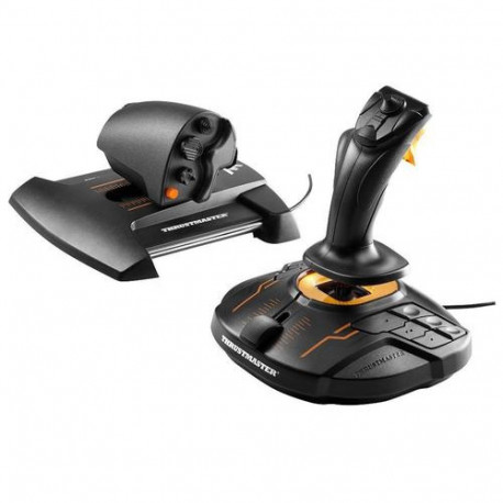 Thrustmaster T-16000M FCS Hotas Black, Orange USB Joystick Analogue / Digital PC