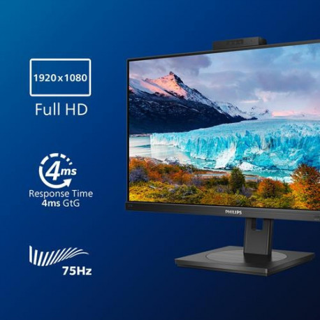 Philips S Line 272S1MH/00 computer monitor 68.6 cm (27") 1920 x 1080 pixels Full HD LED Bla