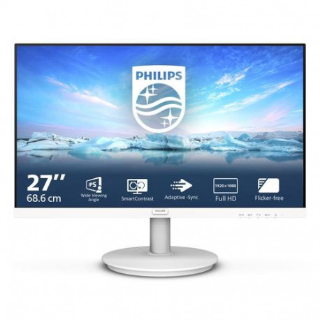 Philips V Line 271V8AW/00 computer monitor 68.6 cm (27") 1920 x 1080 pixels Full HD LCD Whi