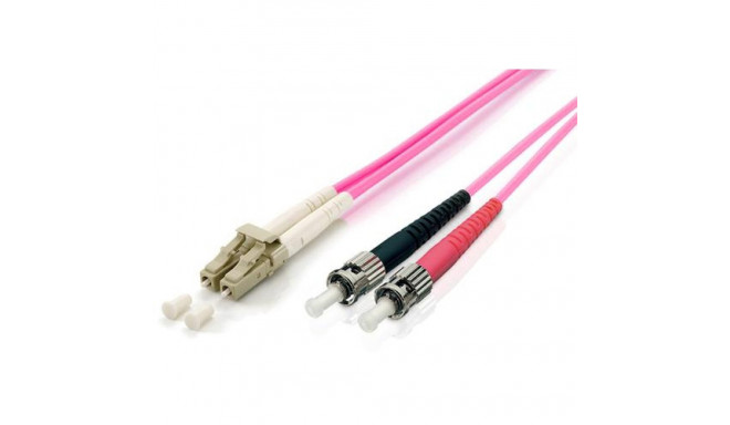 Equip LC/ST Fiber Optic Patch Cable, OM4, 5m