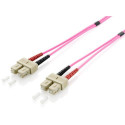 Equip SC/SC Fiber Optic Patch Cable, OM4, 3m