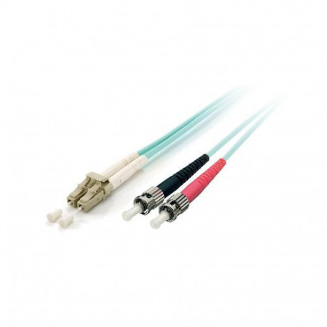 Equip LC/ST Fiber Optic Patch Cable, OM3, 15m