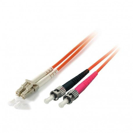 Equip LC/ST Fiber Optic Patch Cable, OS2, 15m