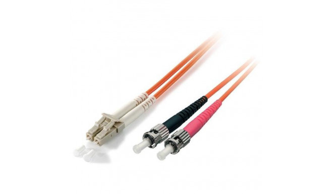 Equip LC/ST Fiber Optic Patch Cable, OS2, 1.0m