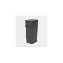Brabantia SORT &amp; GO RECYCLE BIN 40 L Rectangular Grey