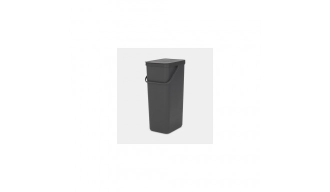Brabantia SORT &amp; GO RECYCLE BIN 40 L Rectangular Grey
