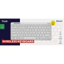 Trust Lyra keyboard Universal RF Wireless + Bluetooth QWERTY US English White